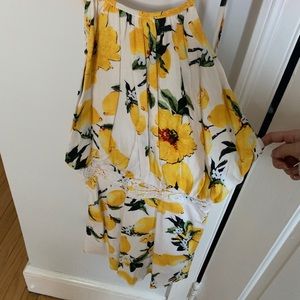 Sunflower/lemons romper